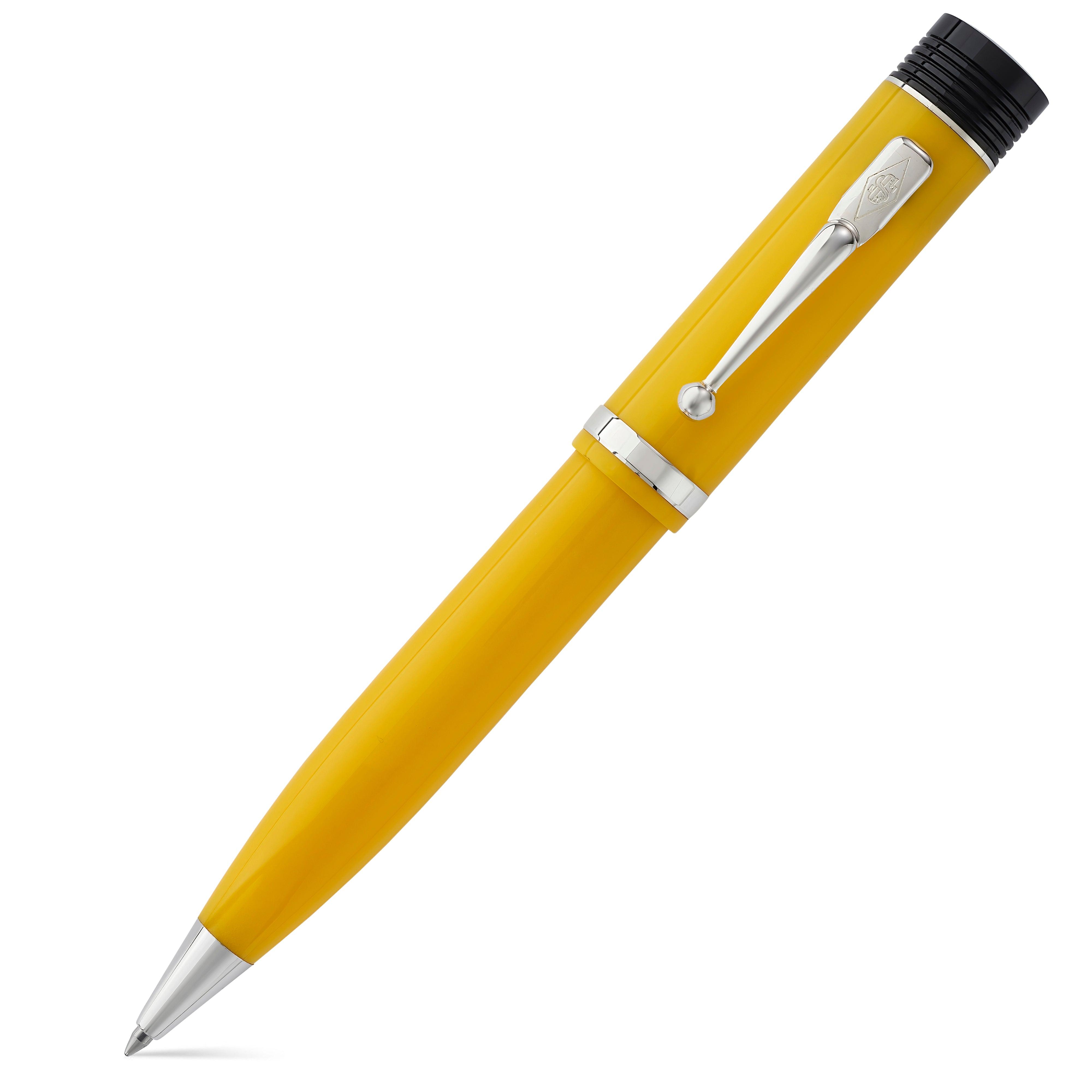 康威·斯图尔特·丘吉尔支架黄色圆珠笔 | 豪华书写工具