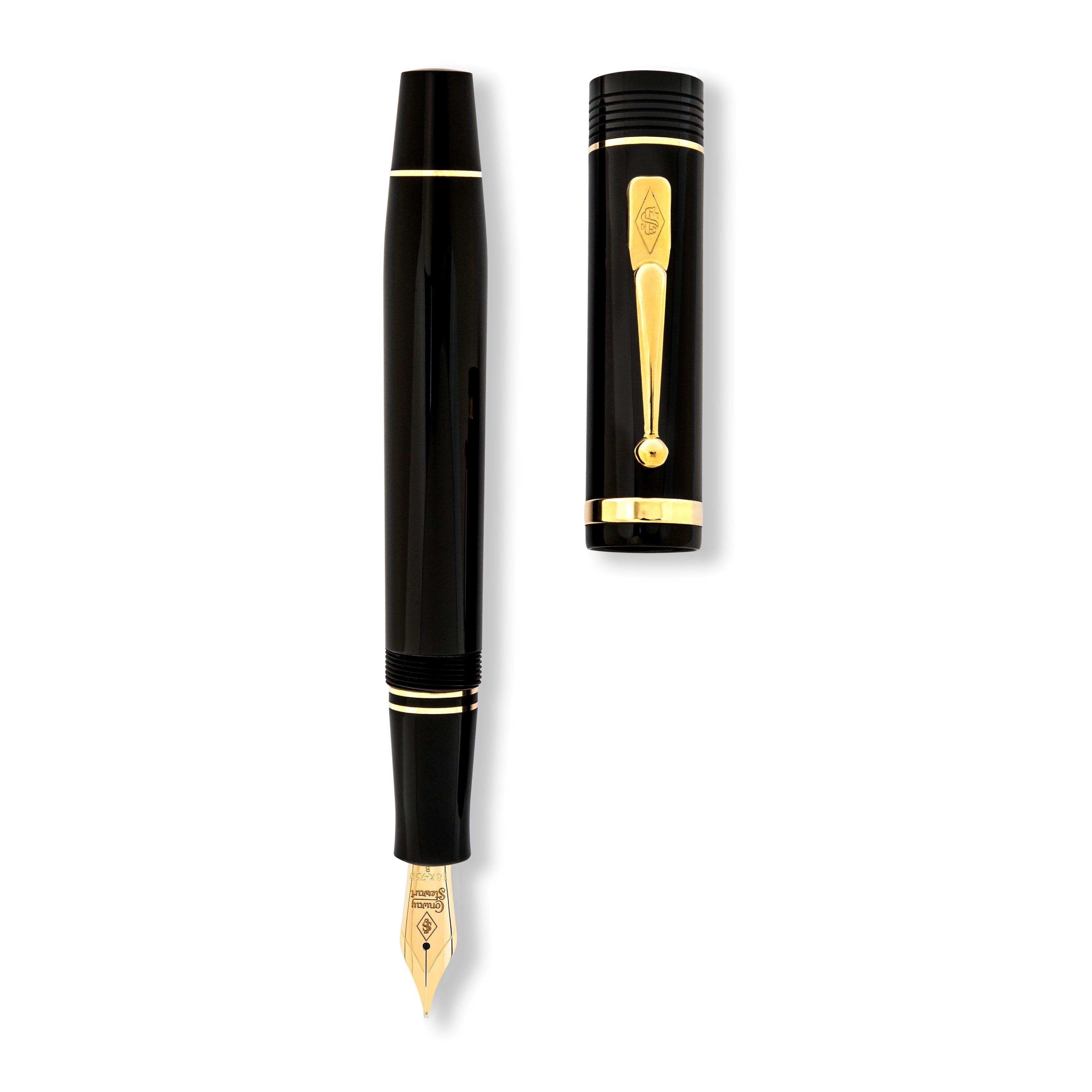 Conway Stewart Churchill Classic Black Gold conwaystewart.com Conway Stewart Churchill Classic Black Gold conwaystewart.com