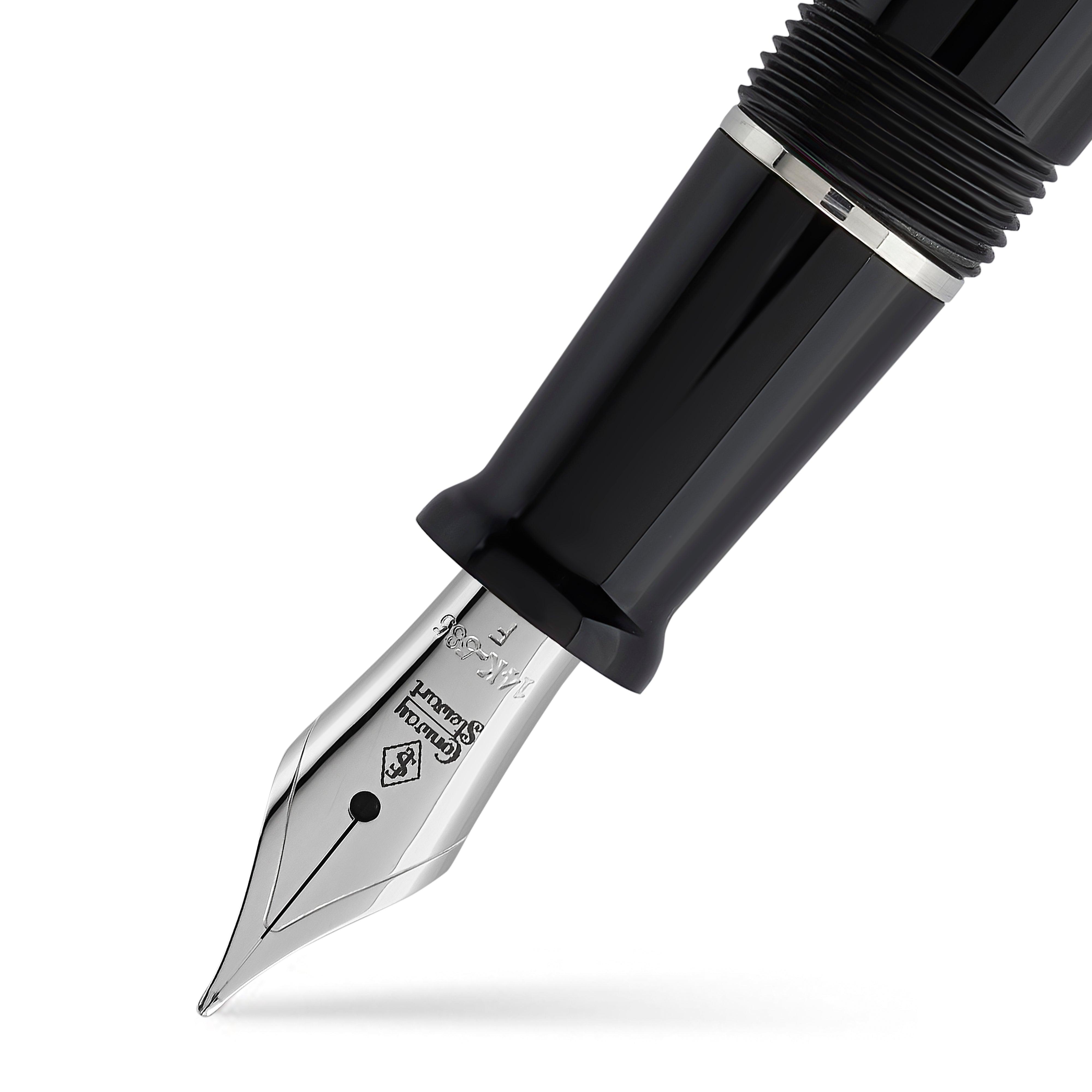 Conway Stewart Series 58 Classic Black Silver conwaystewart.com Conway Stewart Series 58 Classic Black Silver conwaystewart.com