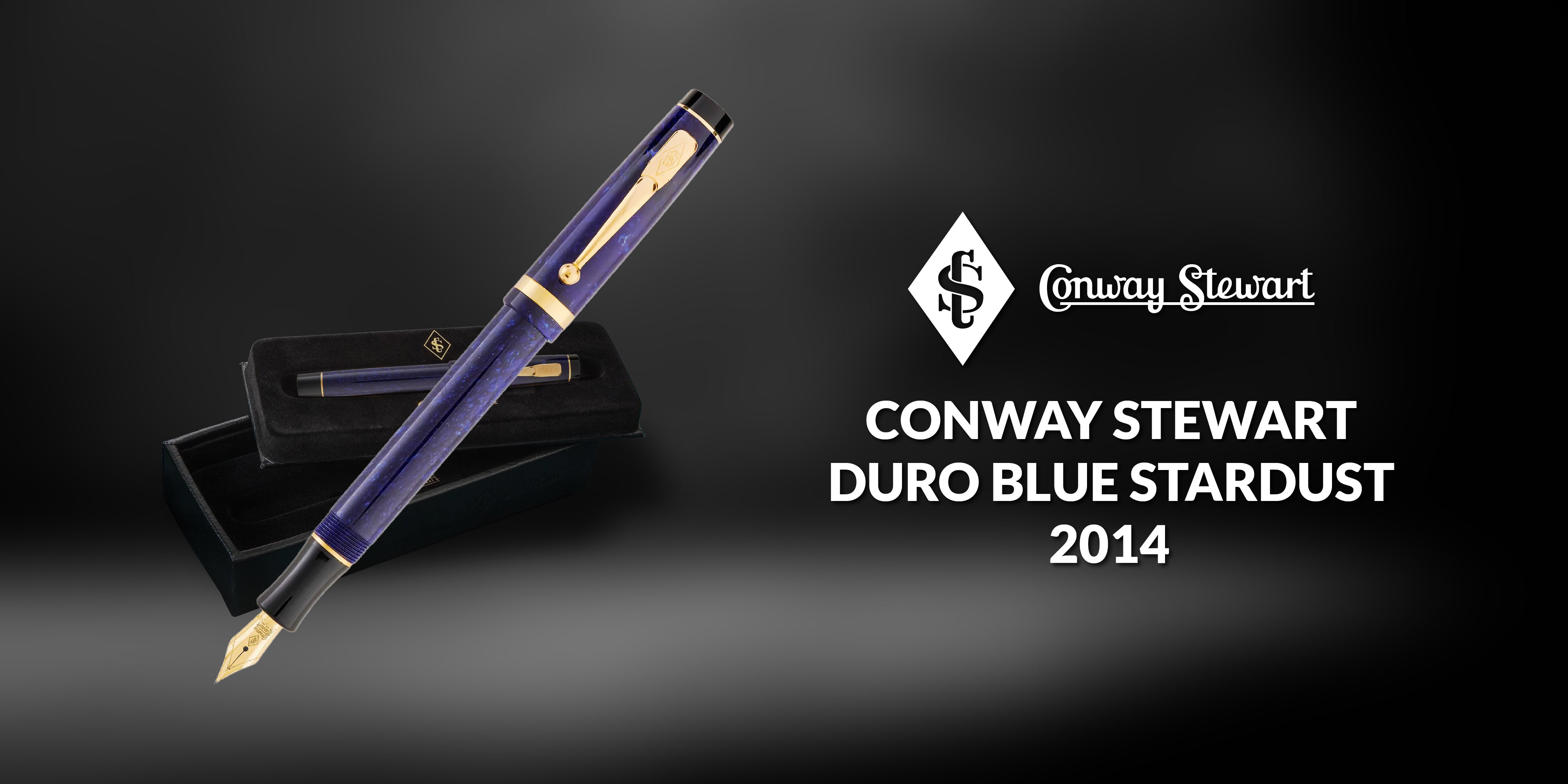 Conway Stewart Duro Blue Stardust, 2014 - Conway Stewart