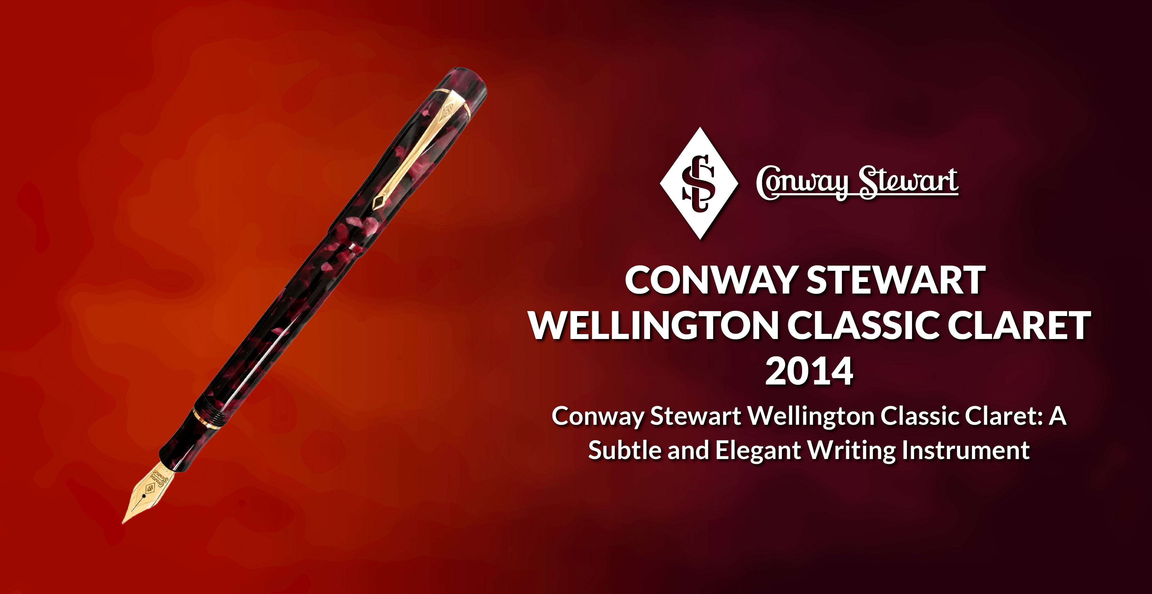 Conway Stewart Wellington Classic Claret, 2014