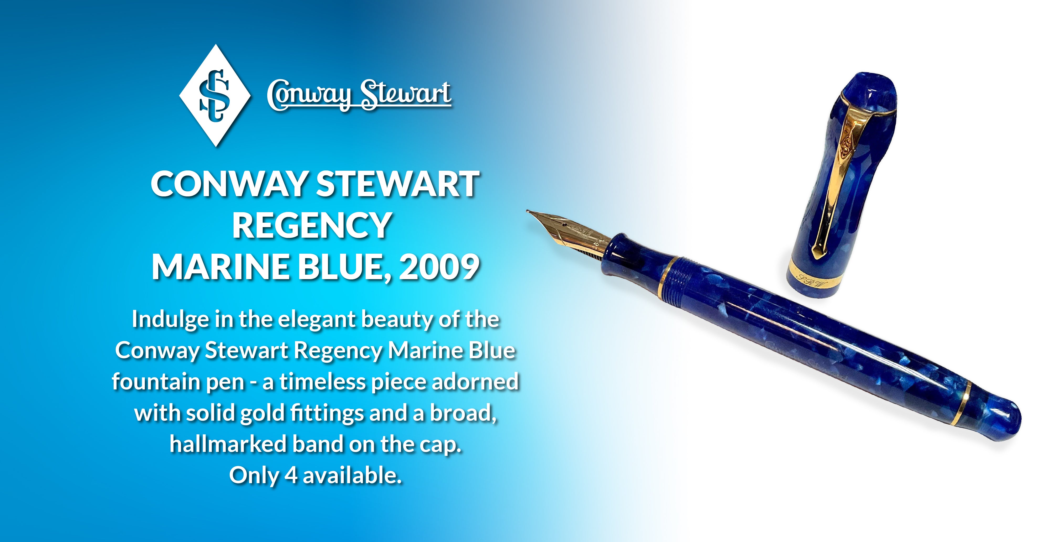 Conway Stewart Regency Marine Blue, 2009