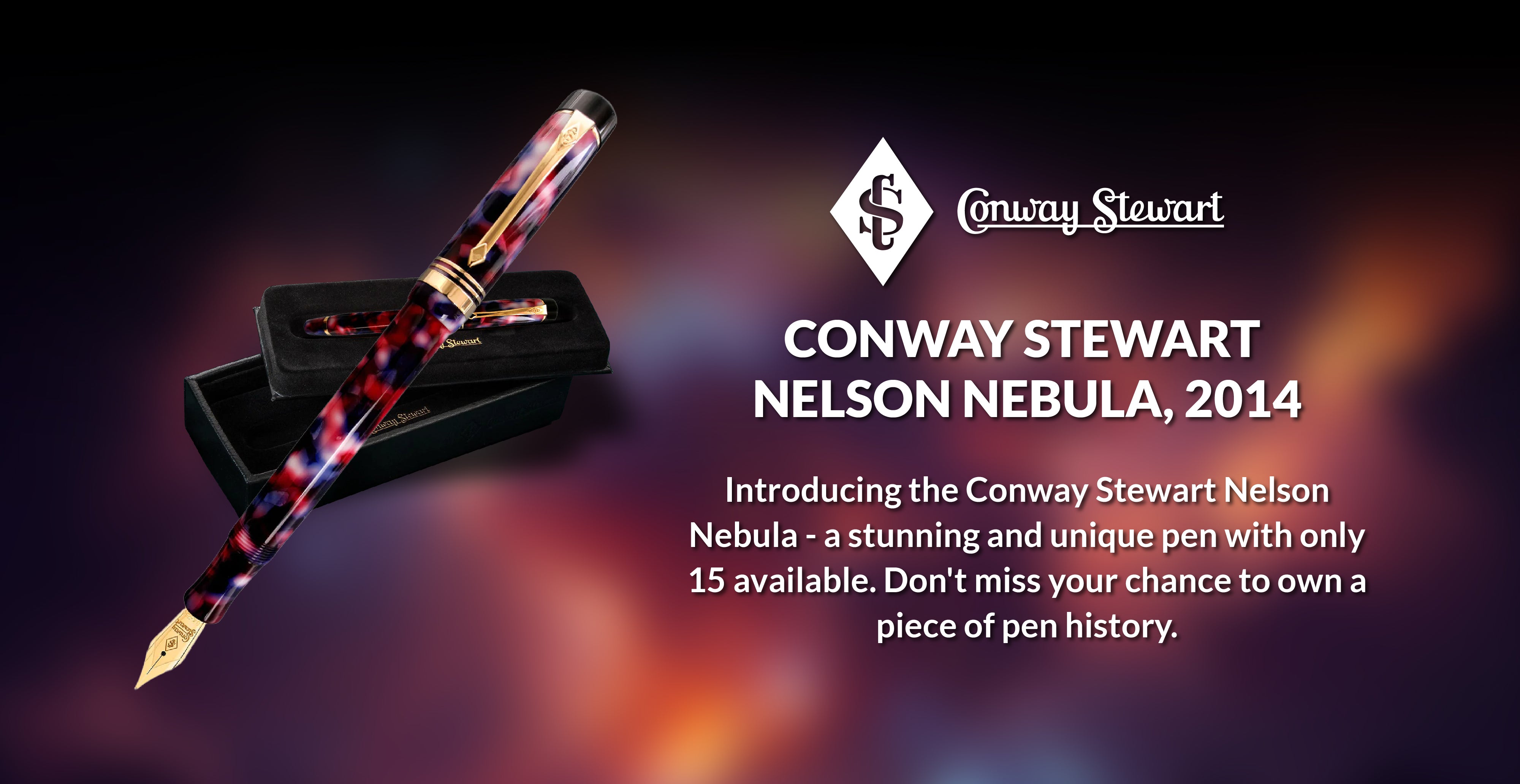 Conway Stewart Nelson Nebula, 2014 - Conway Stewart
