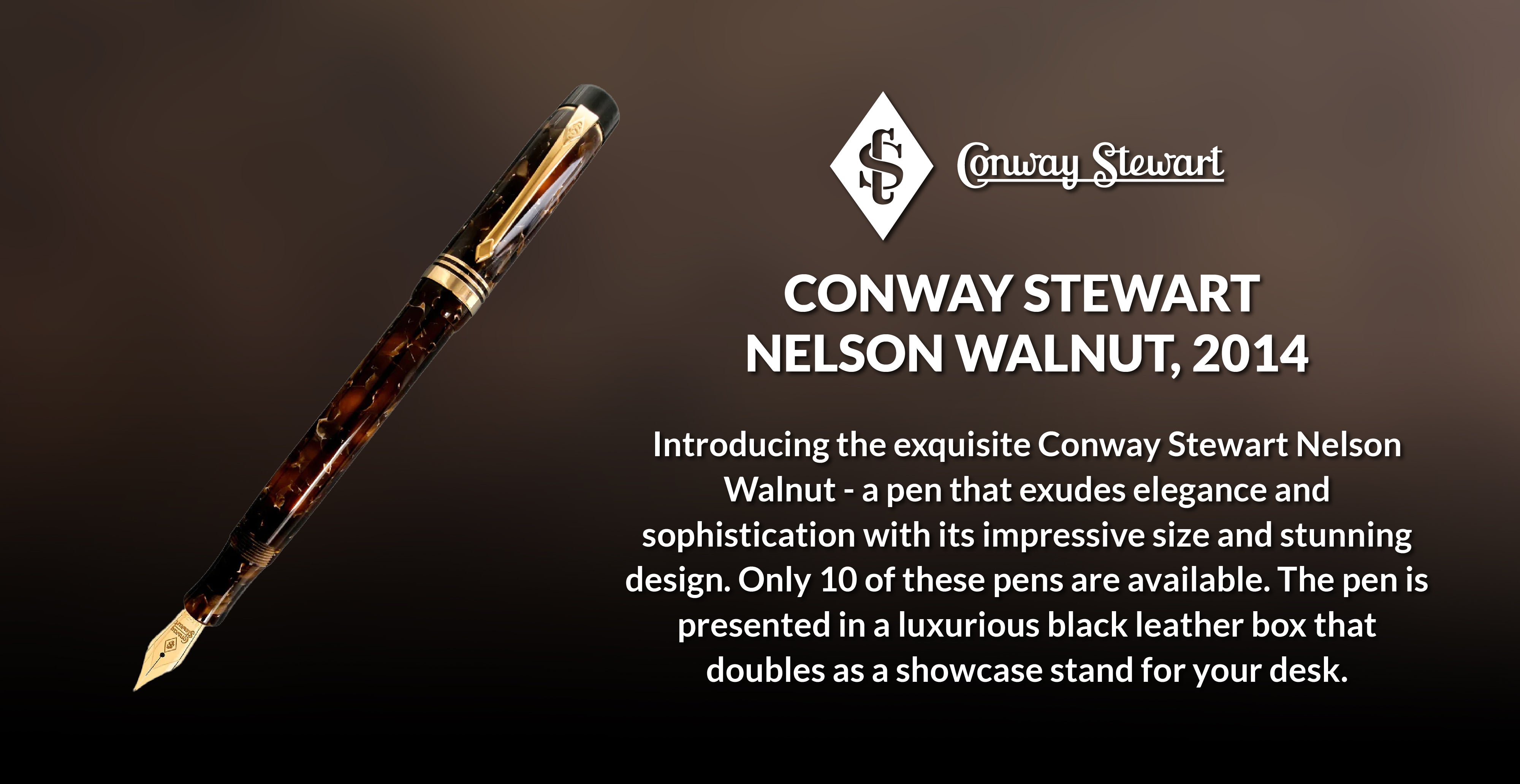 Conway Stewart Nelson Walnut, 2014