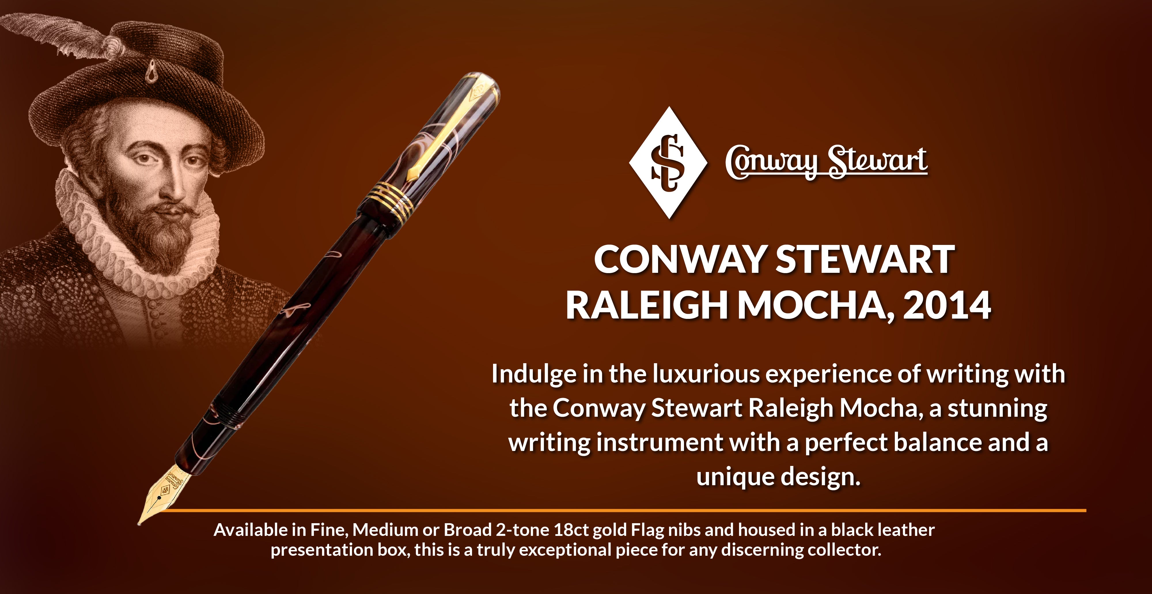Conway Stewart Raleigh Mocha, 2014