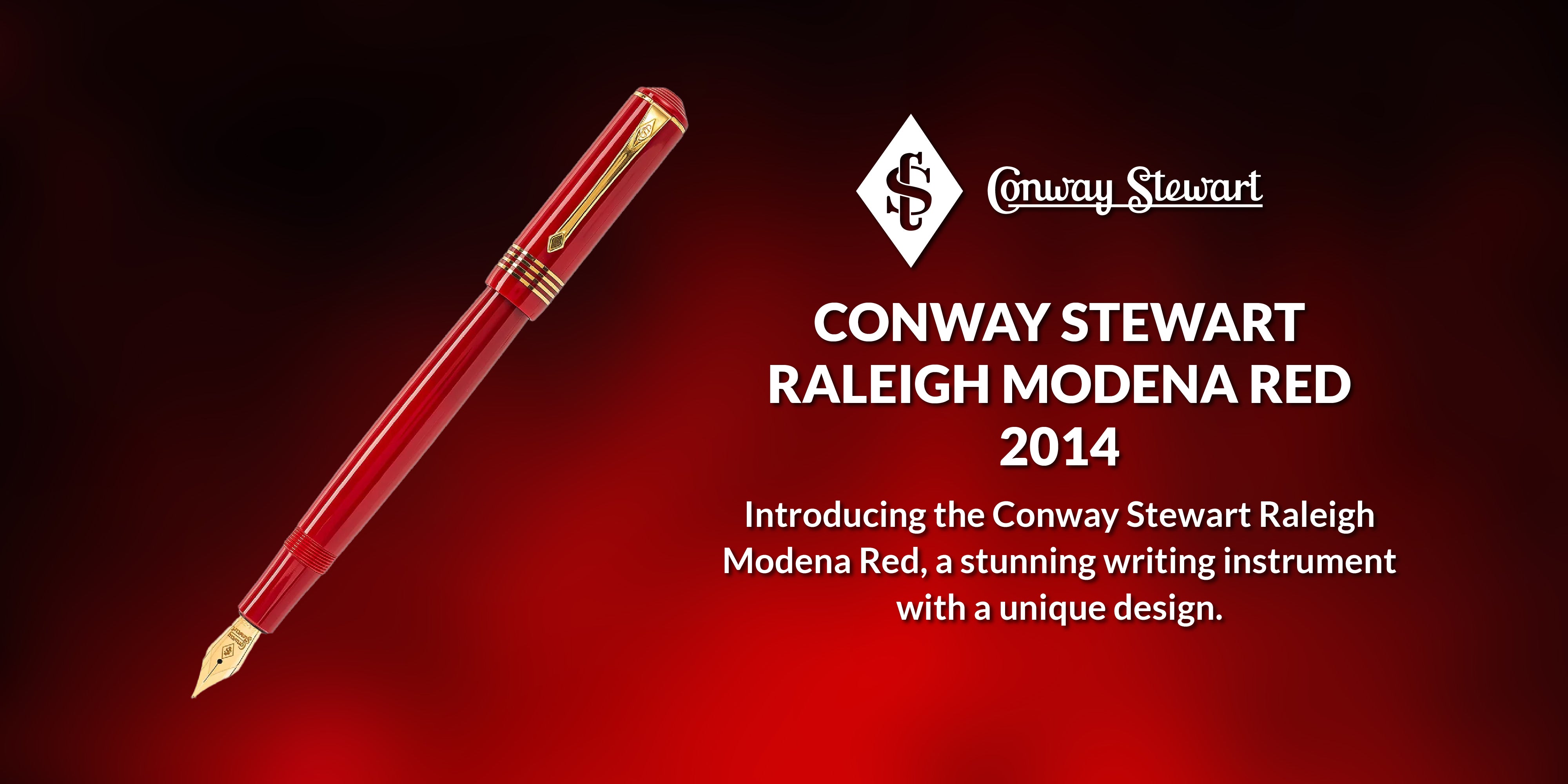 Conway Stewart Raleigh Modena Red, 2014 - Conway Stewart