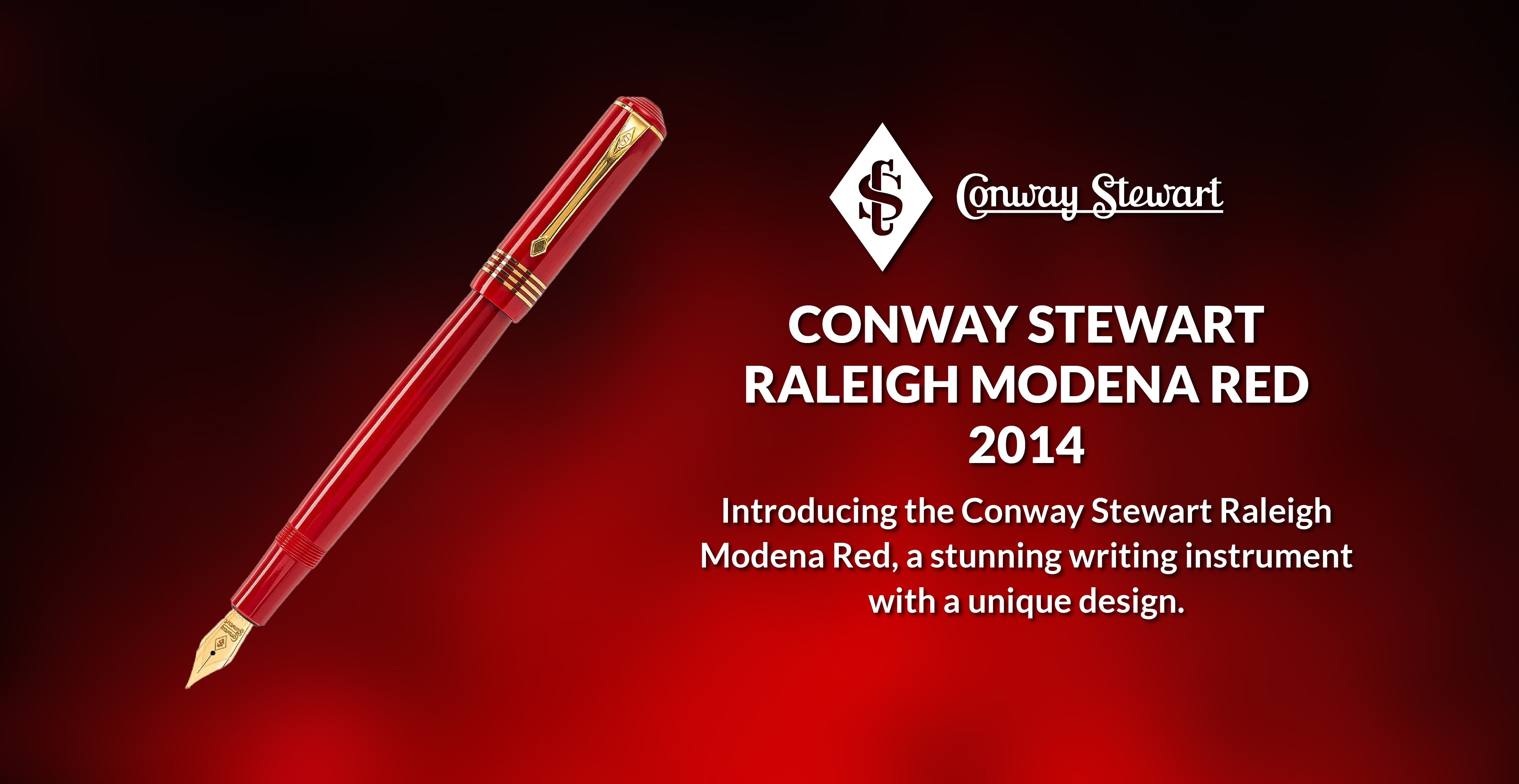 Conway Stewart Raleigh Modena Red, 2014 - Conway Stewart