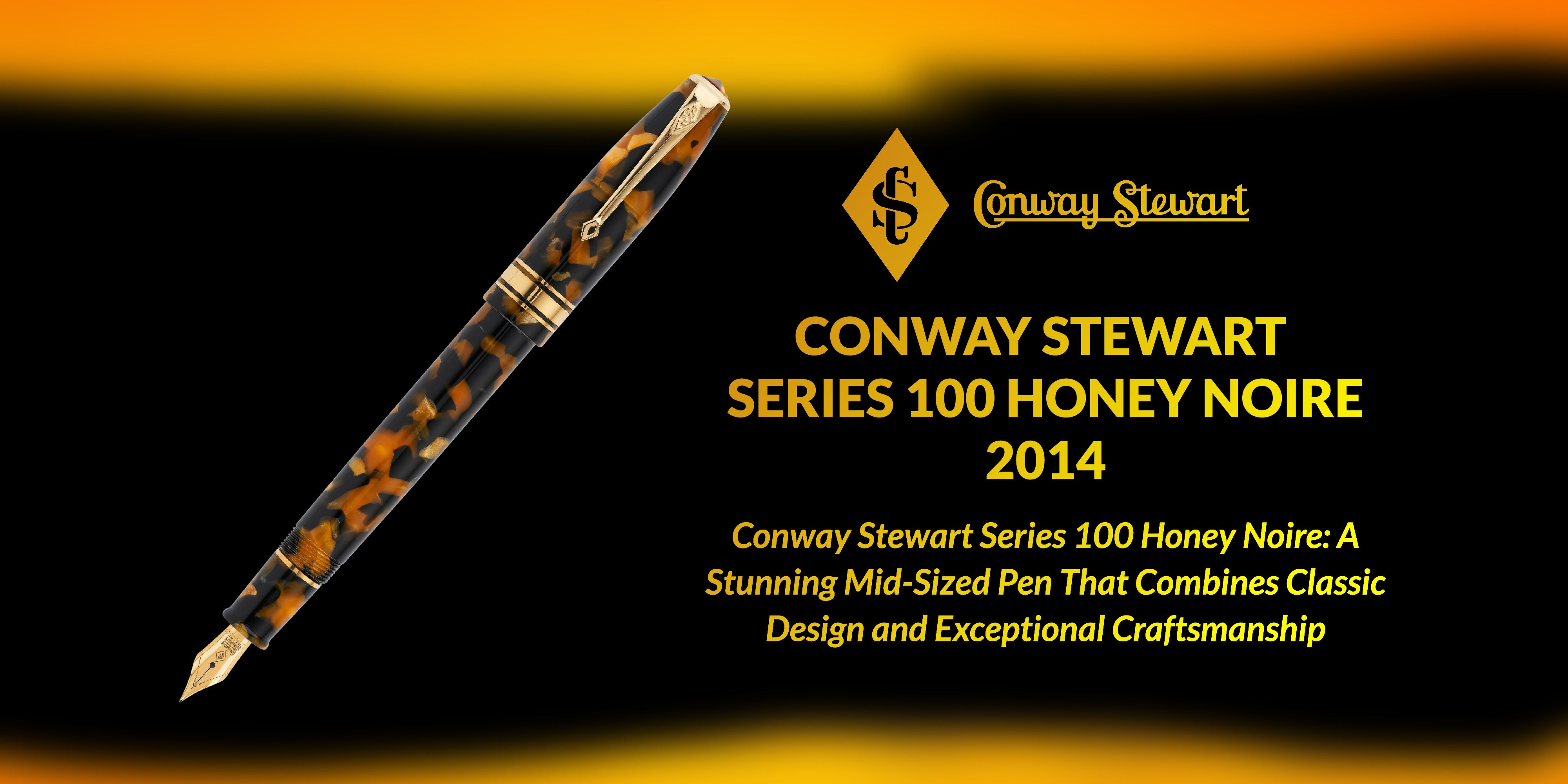 Conway Stewart Series 100 Honey Noire, 2014