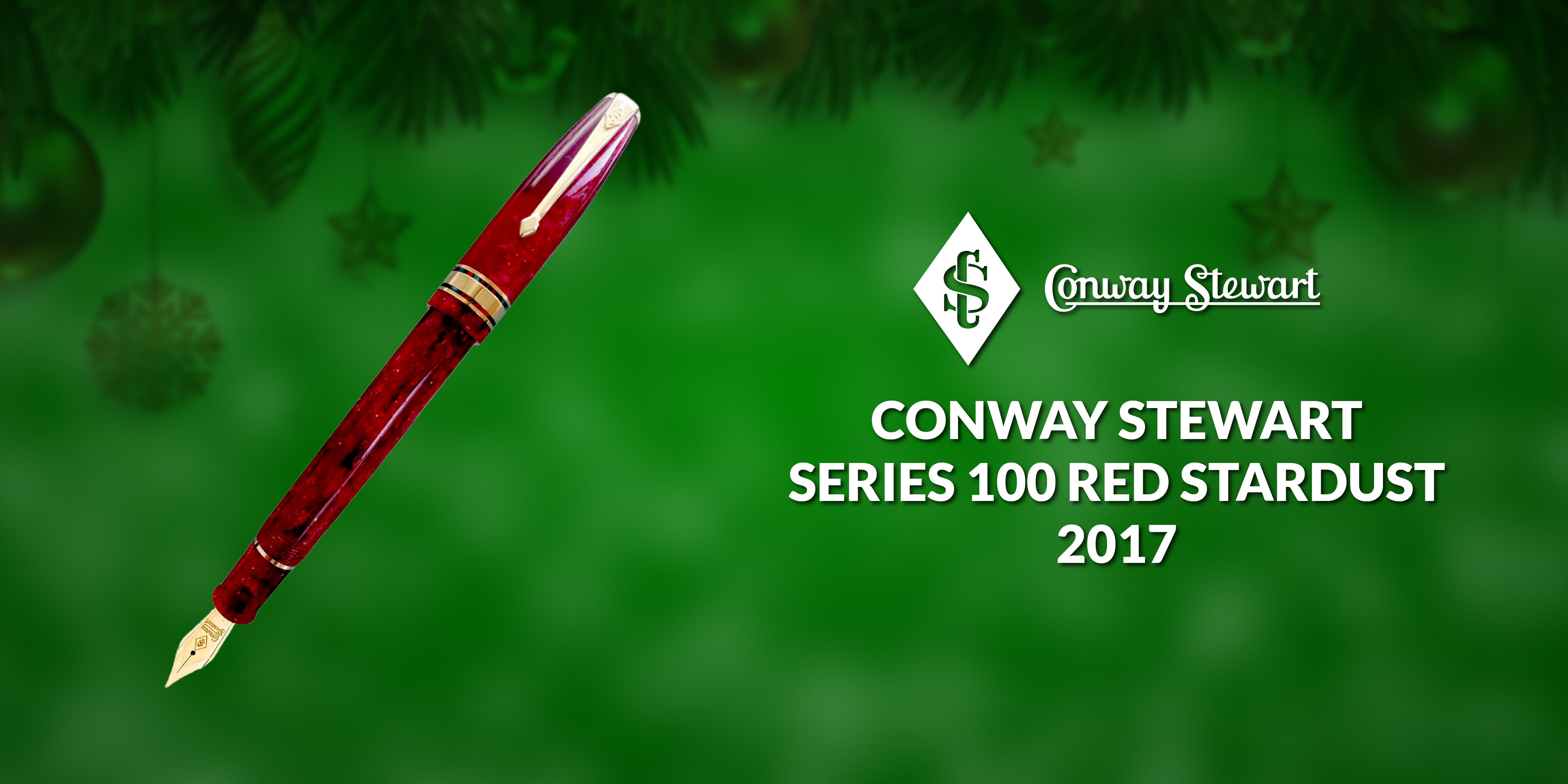 Conway Stewart Series 100 Red Stardust, 2017 - Conway Stewart