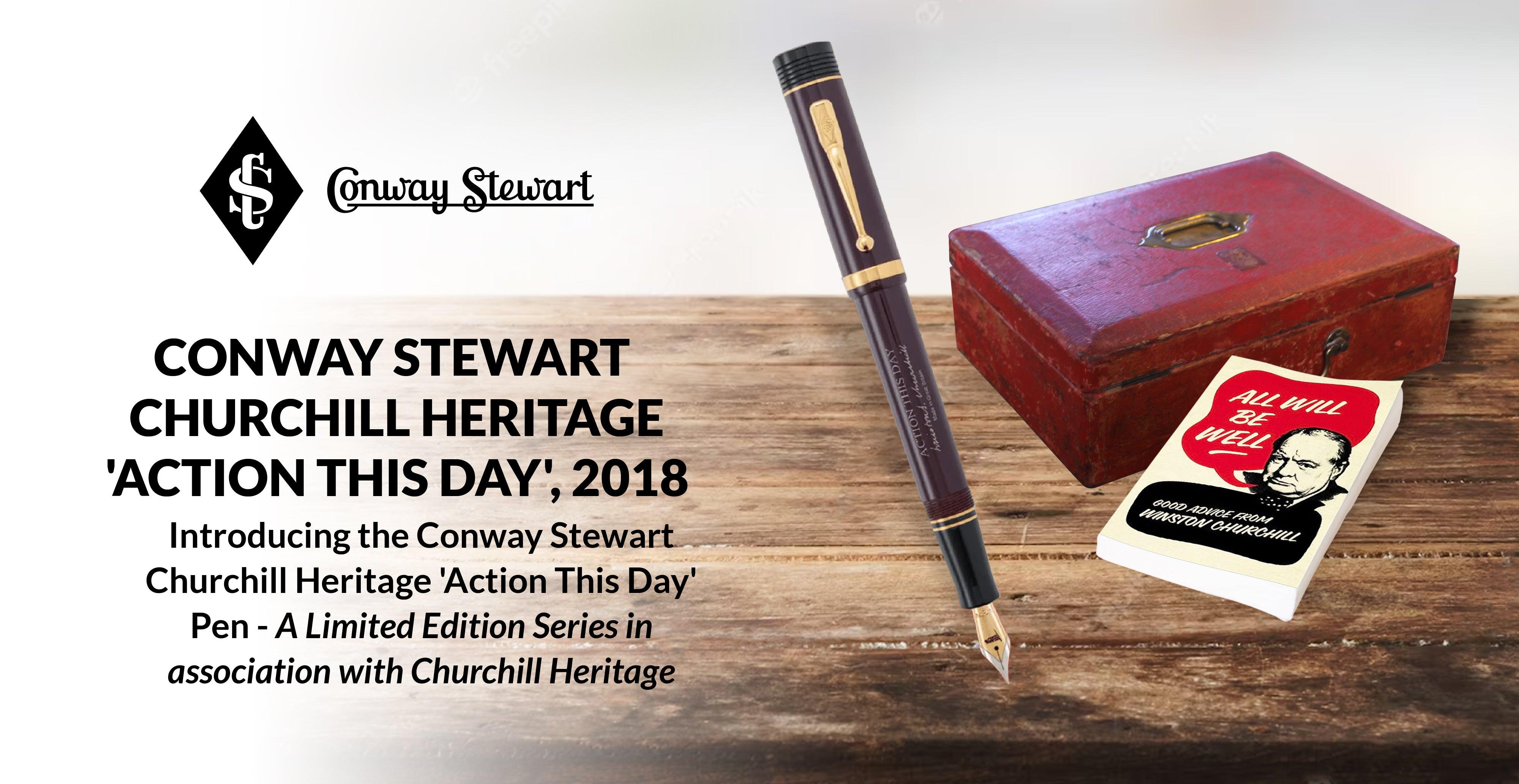 Conway Stewart Churchill Heritage 'Action This Day', 2018 - Conway Stewart