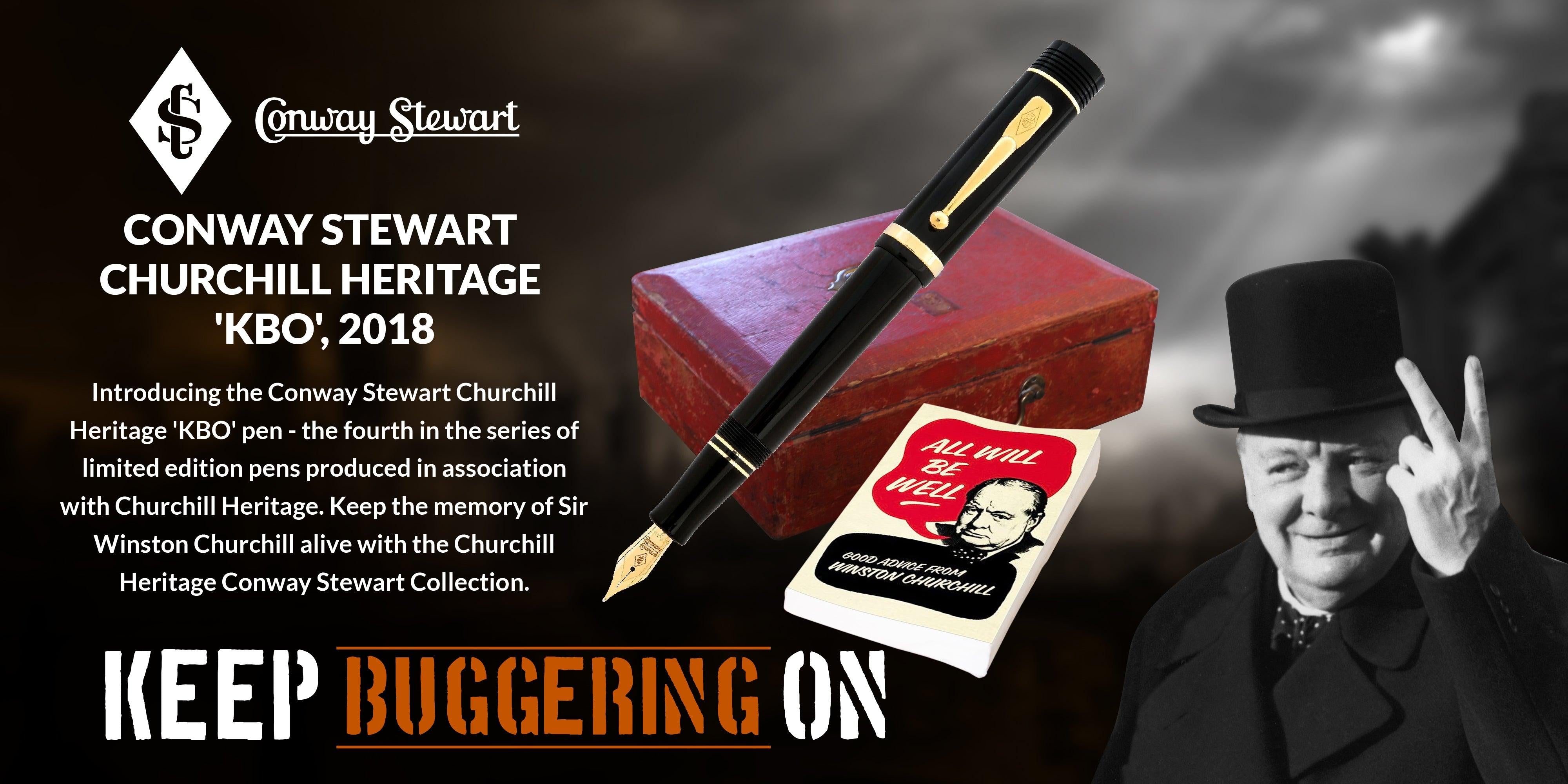 Conway Stewart Churchill Heritage 'KBO', 2018 - Conway Stewart