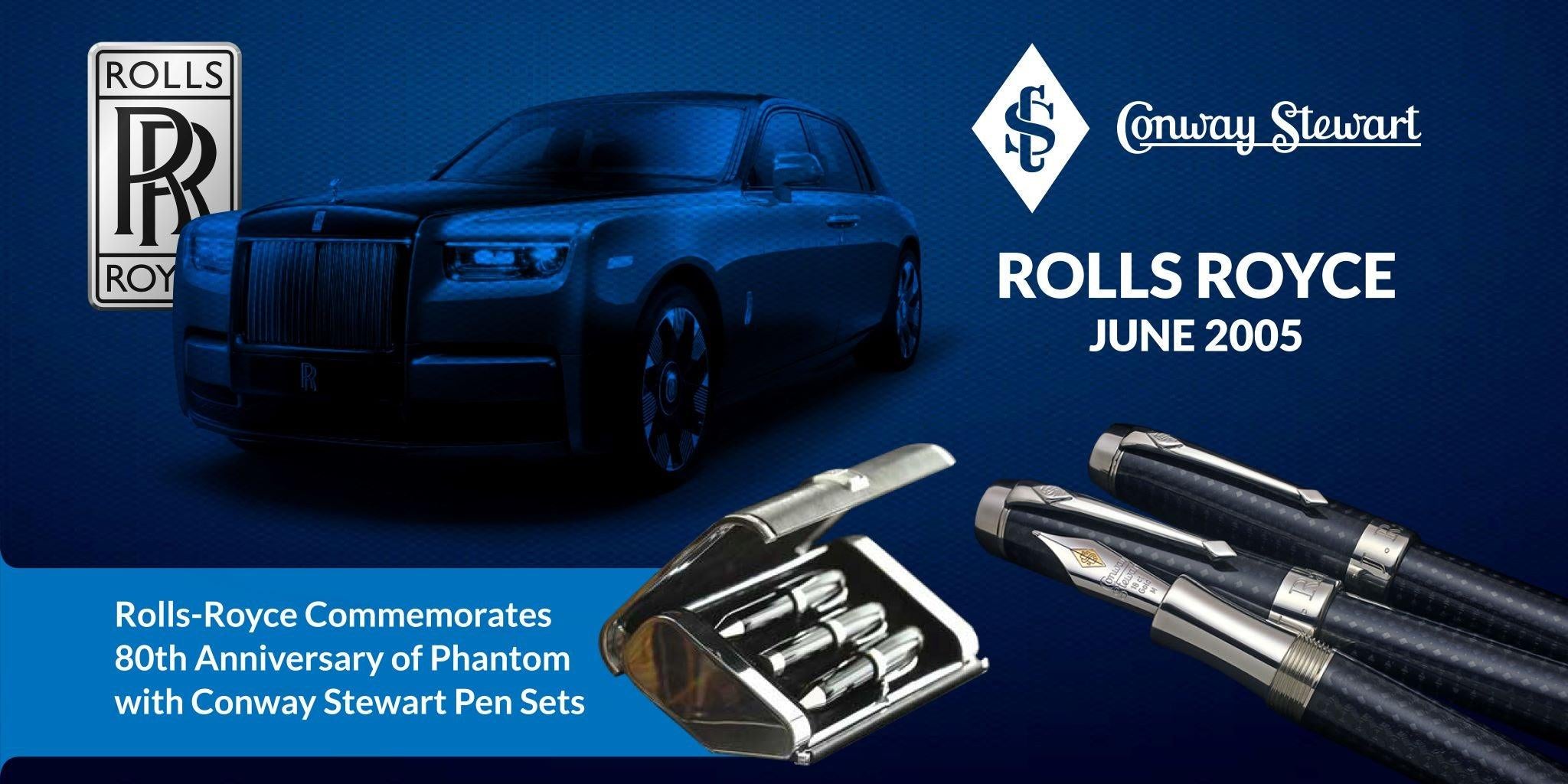 Rolls-Royce Commissions Pen Set, 2005 - Conway Stewart