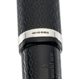 Close-up of the sterling silver hallmark band on the D-Day 80th Anniversary Pen